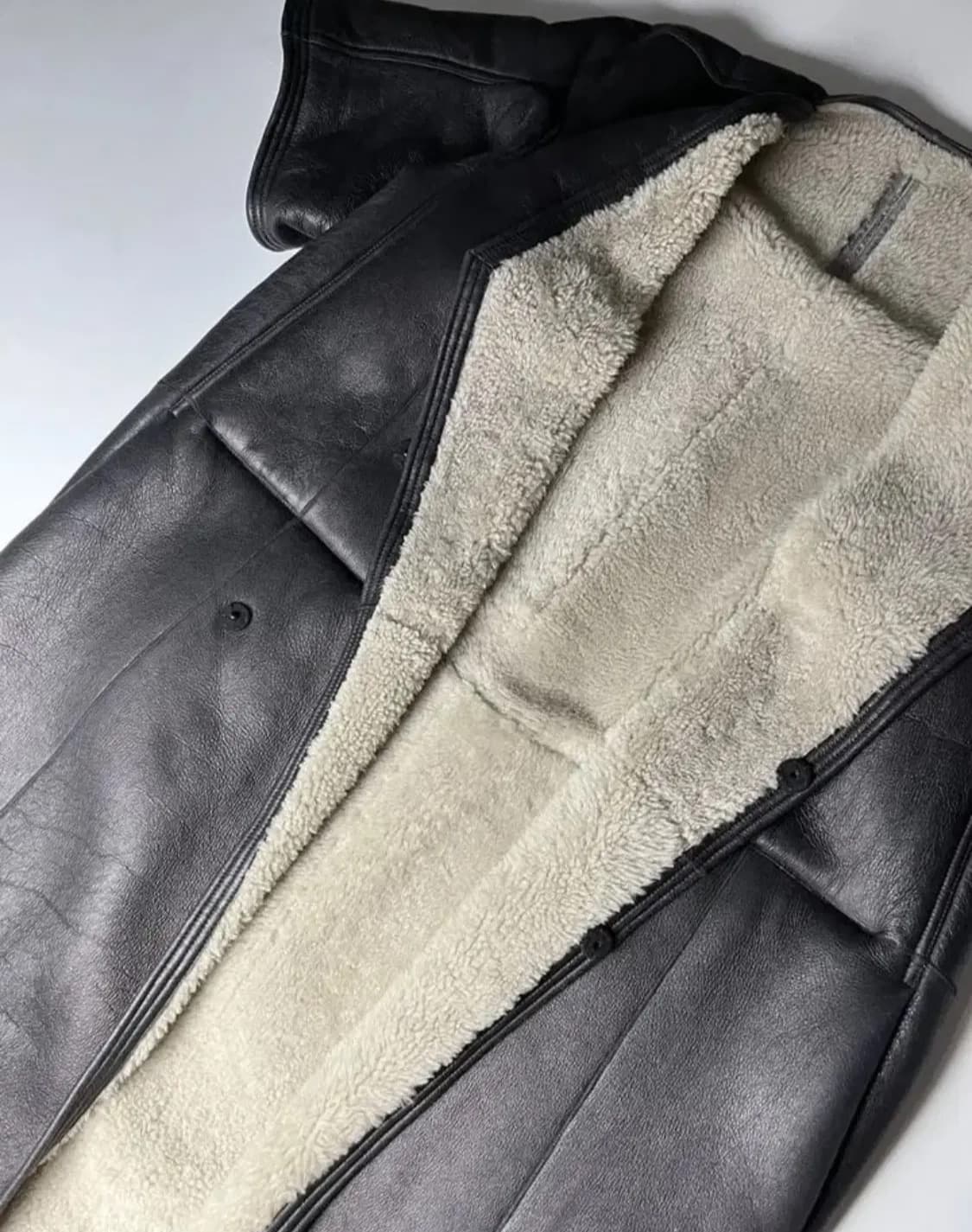 릭 오웬스 SPHINX F/W 15 코트(시어링-램스킨)해외발송 상품이미지7