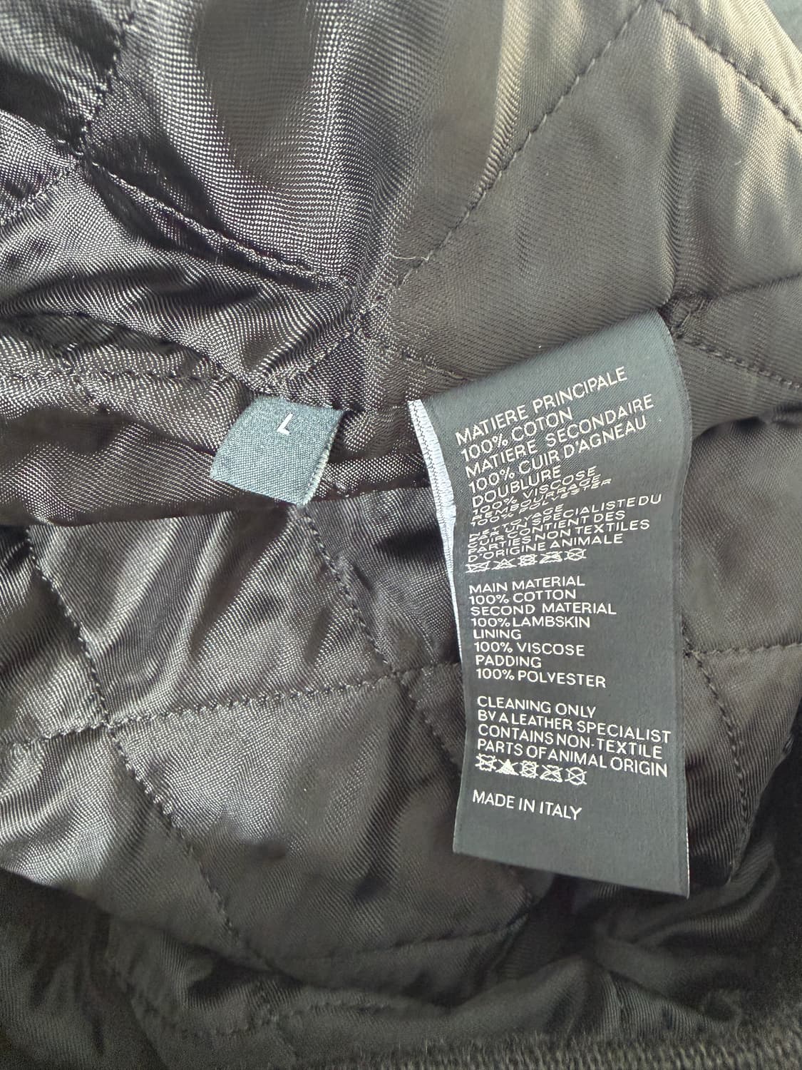 셀린느 C로고 흑청 데님 테디 후드 바시티 자켓 L 상품이미지4