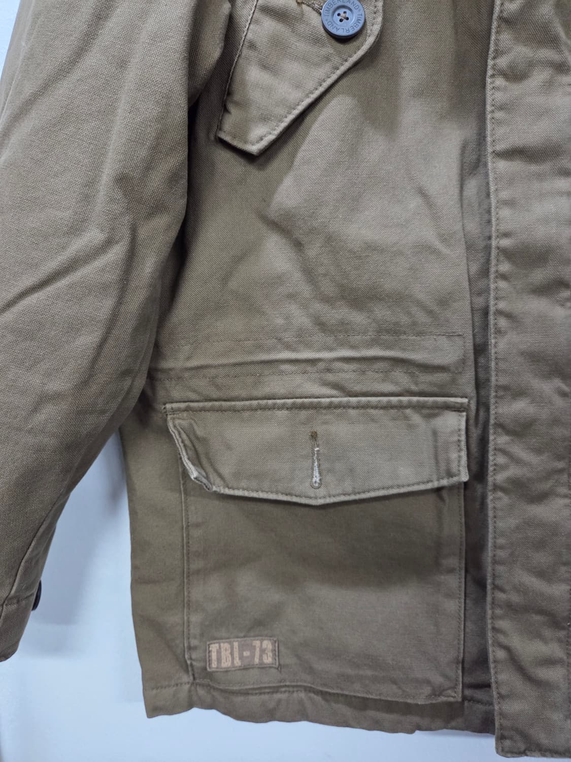 팀버랜드 카키카멜  야상 헌팅 점퍼 빈티지코튼 필드 상품이미지3