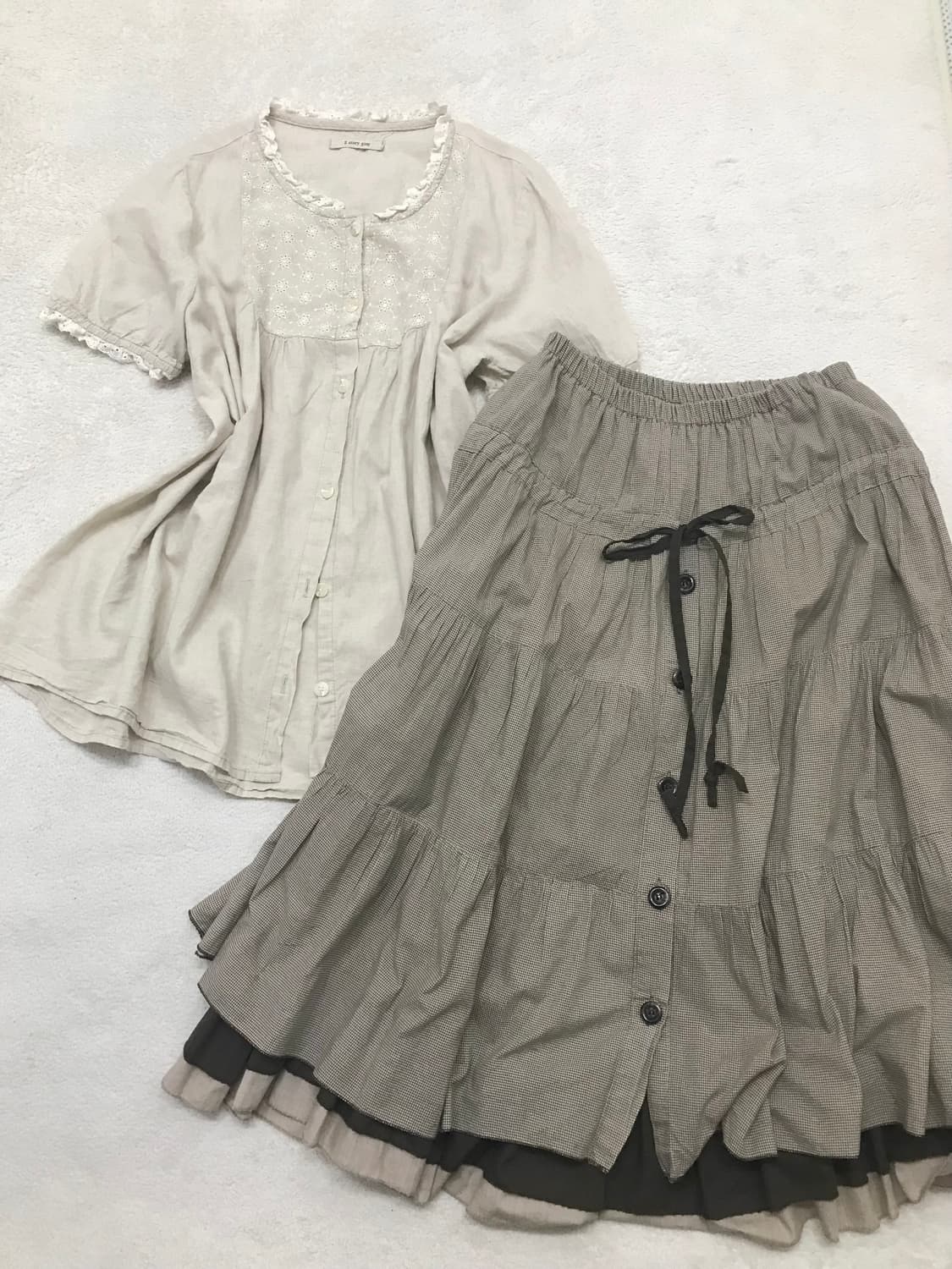 빈티지 모리걸 숲속소녀 코디세트🪵🌿🍃 상품이미지1