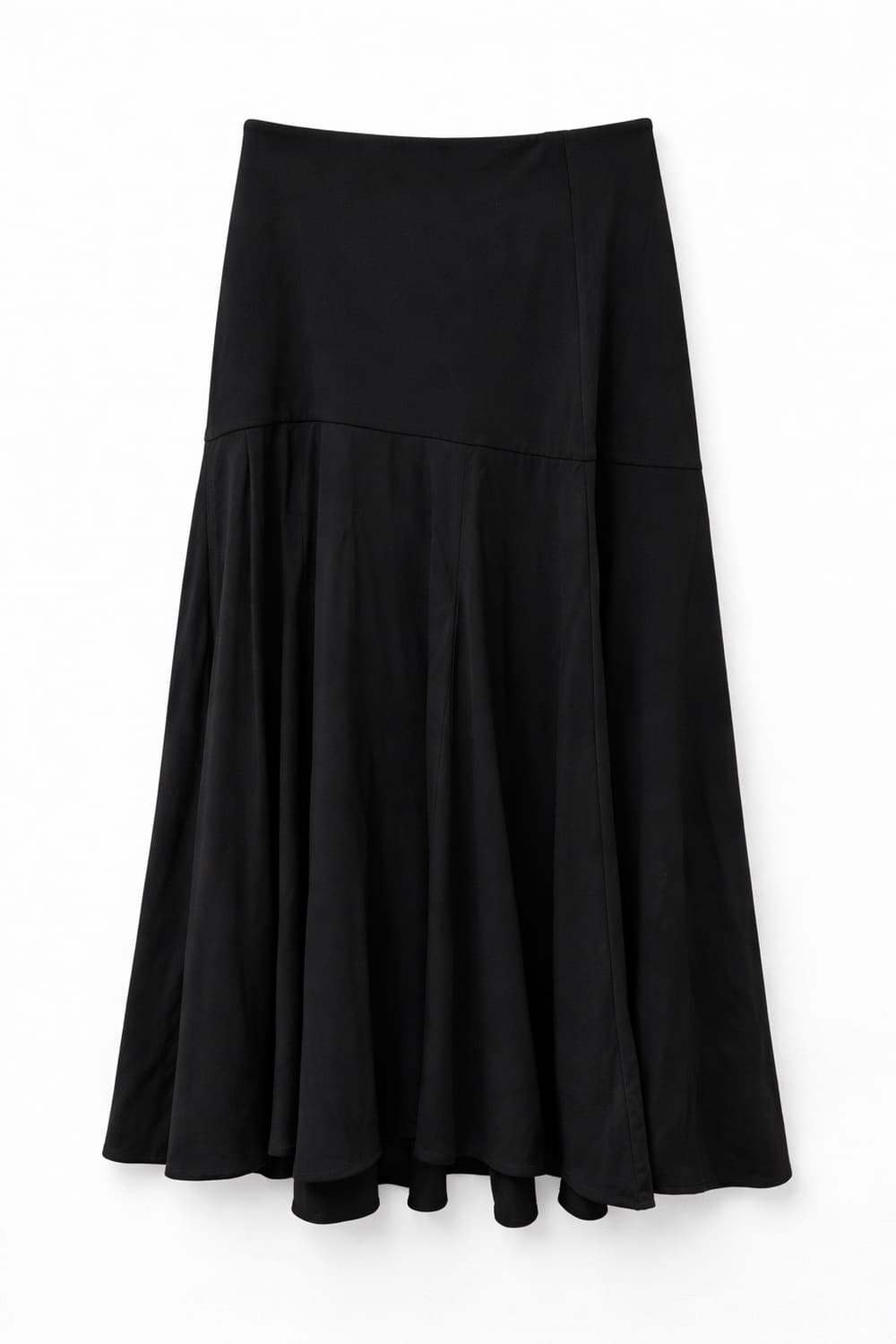 COS 플레어 미디 스커트 블랙 S 상품이미지1