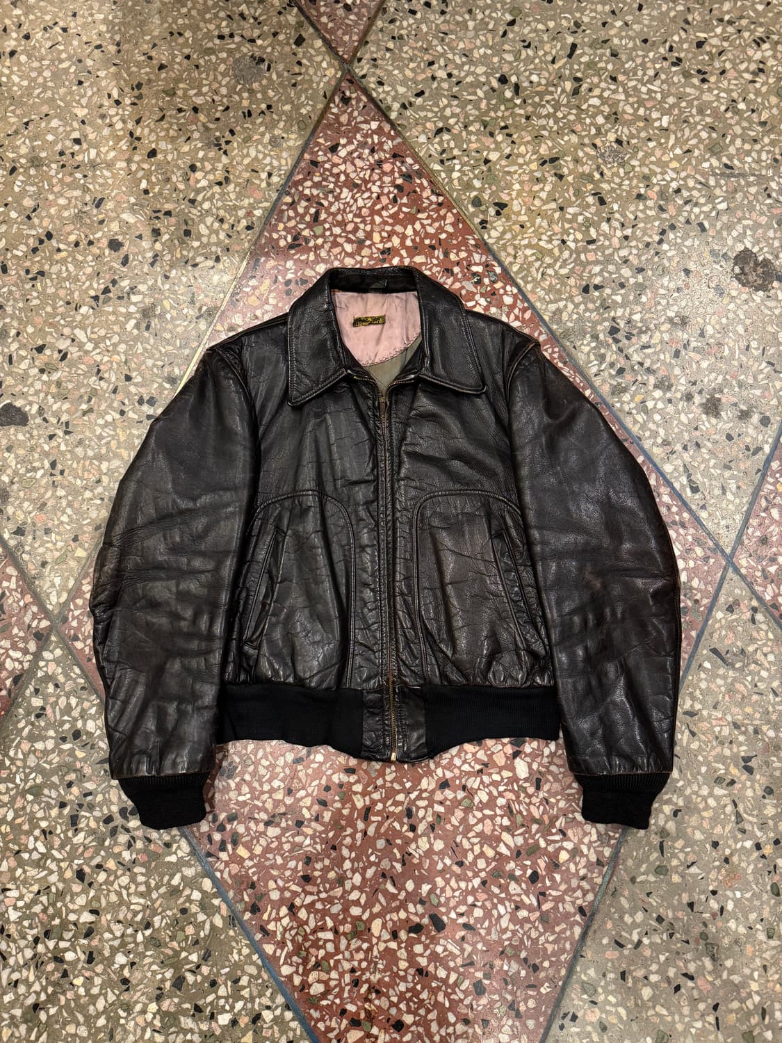 50s 호스하이드 봄버자켓 (40) 상품이미지1