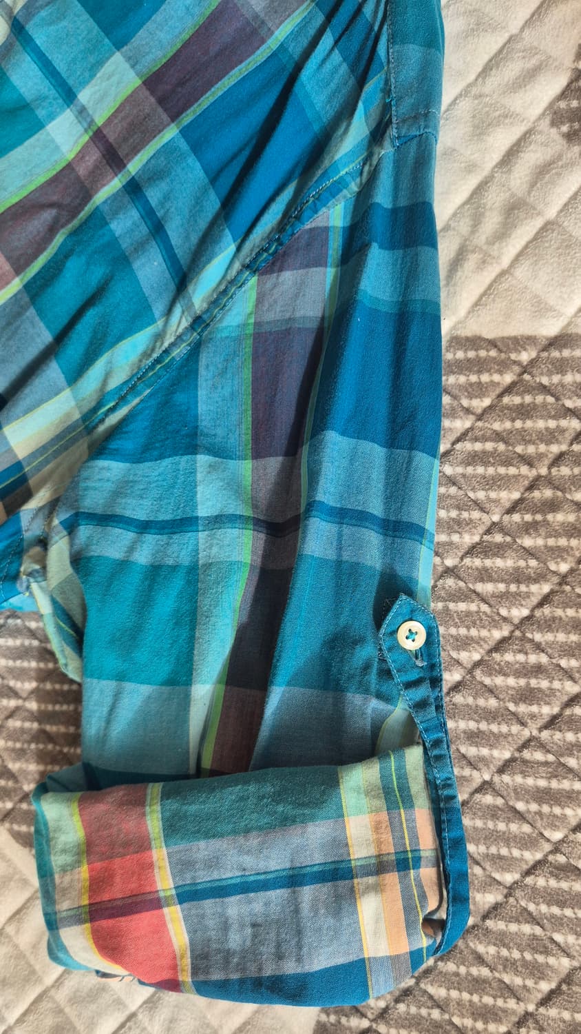 빈티지 타미 힐피거 체크 남방 XL[긴팔/반팔] 상품이미지9