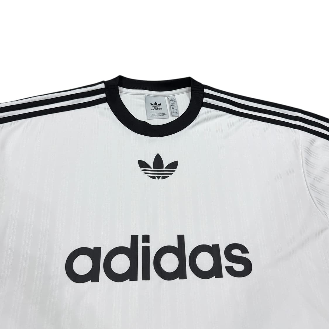 아디다스 아디컬러 스트라이프 풋볼 저지 반팔 화이트 S 상품이미지2