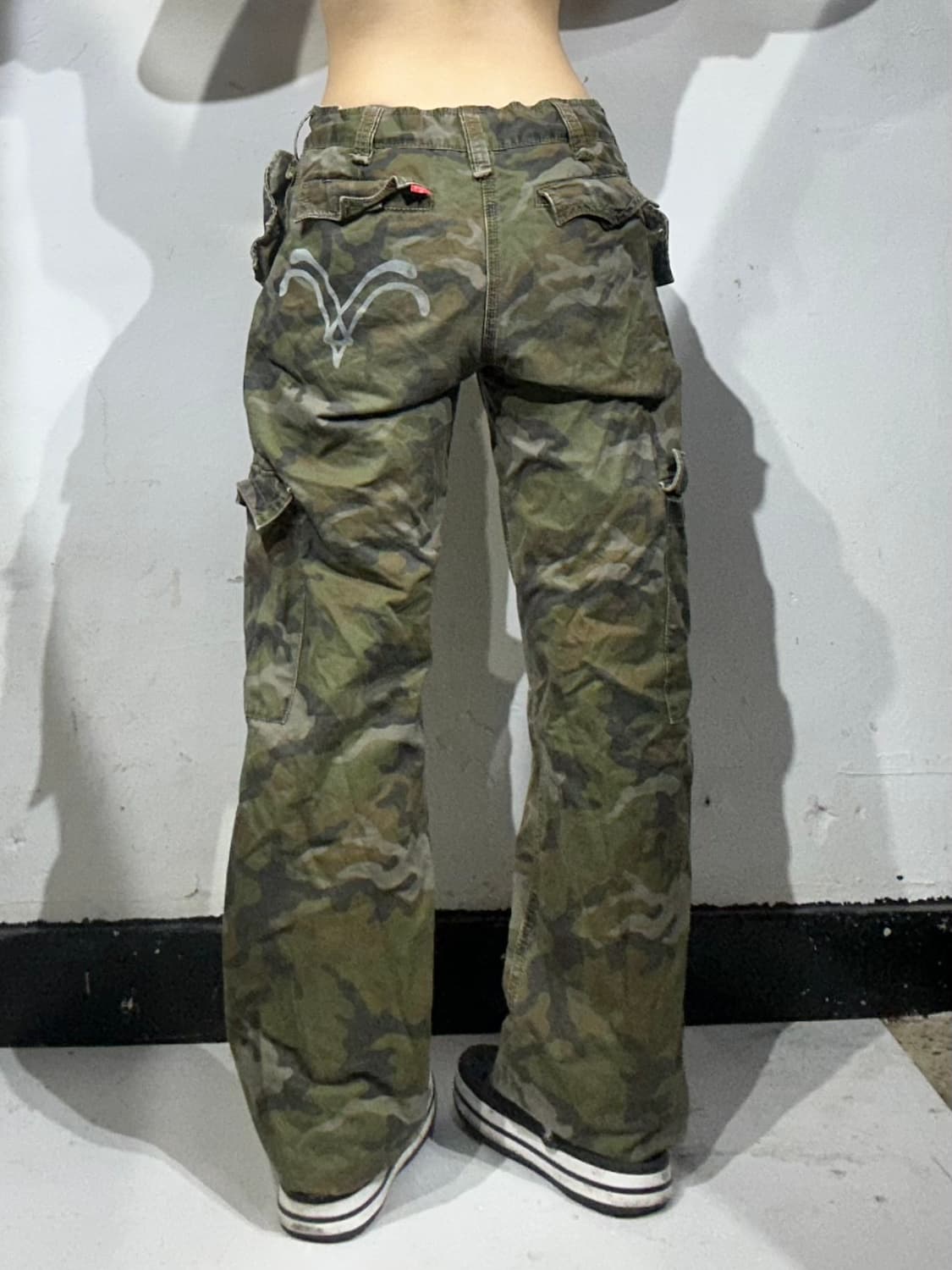 리바이스 카키 카모 와이드 카고 팬츠 30 상품이미지3