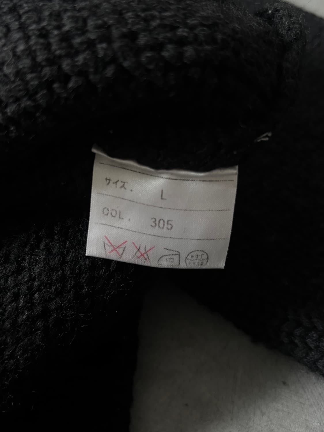 Polo 폴로 랄프로렌 블랙 컬러 헤비 울 라운드 니트 상품이미지7