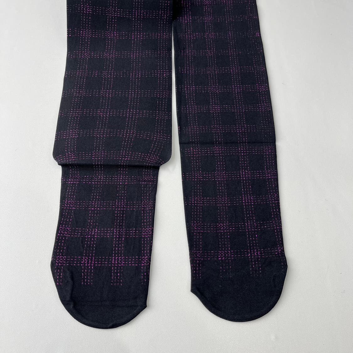 블랙핑크 반짝이 체크 60데니어 팬티스타킹 상품이미지6