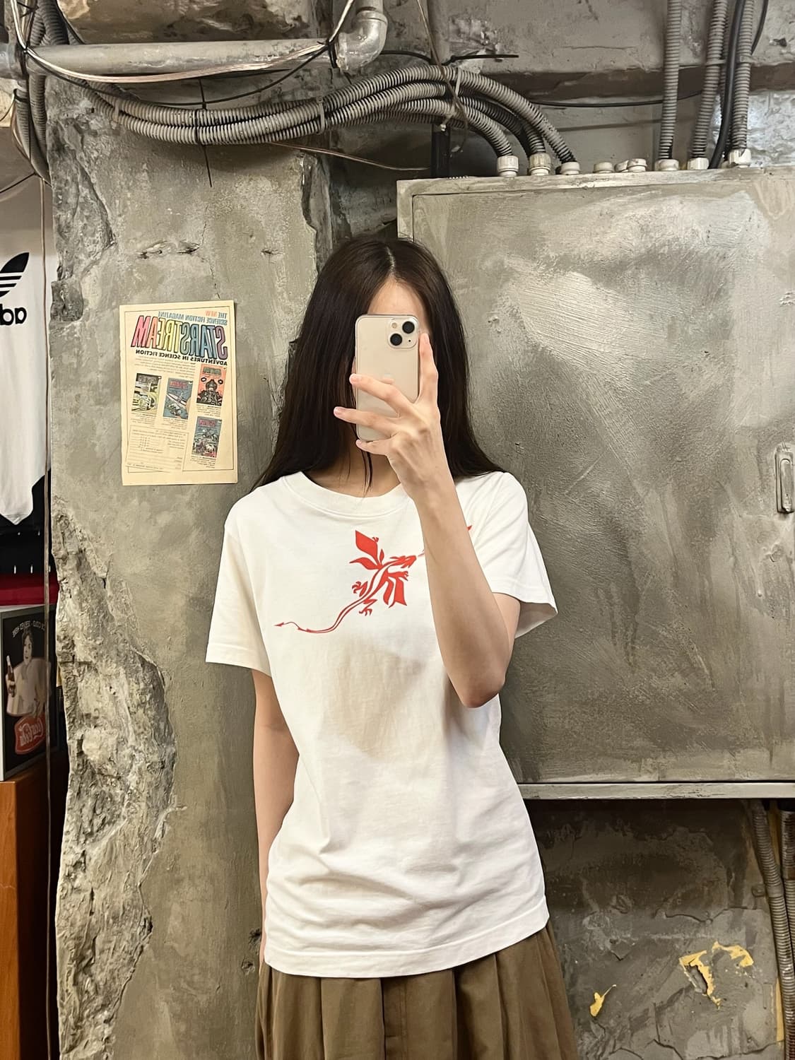 미스치프 반팔티 화이트 #csz468 상품이미지2