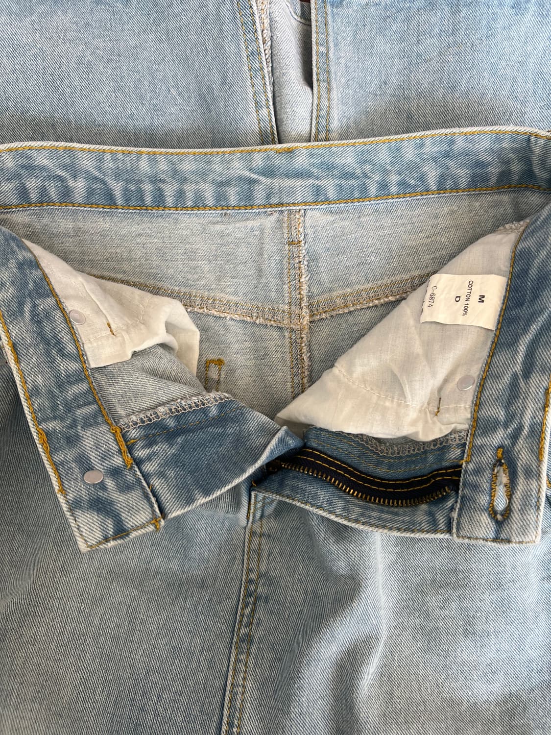 쇼핑몰 여성 연청 데님스커트 청치마 상품이미지4