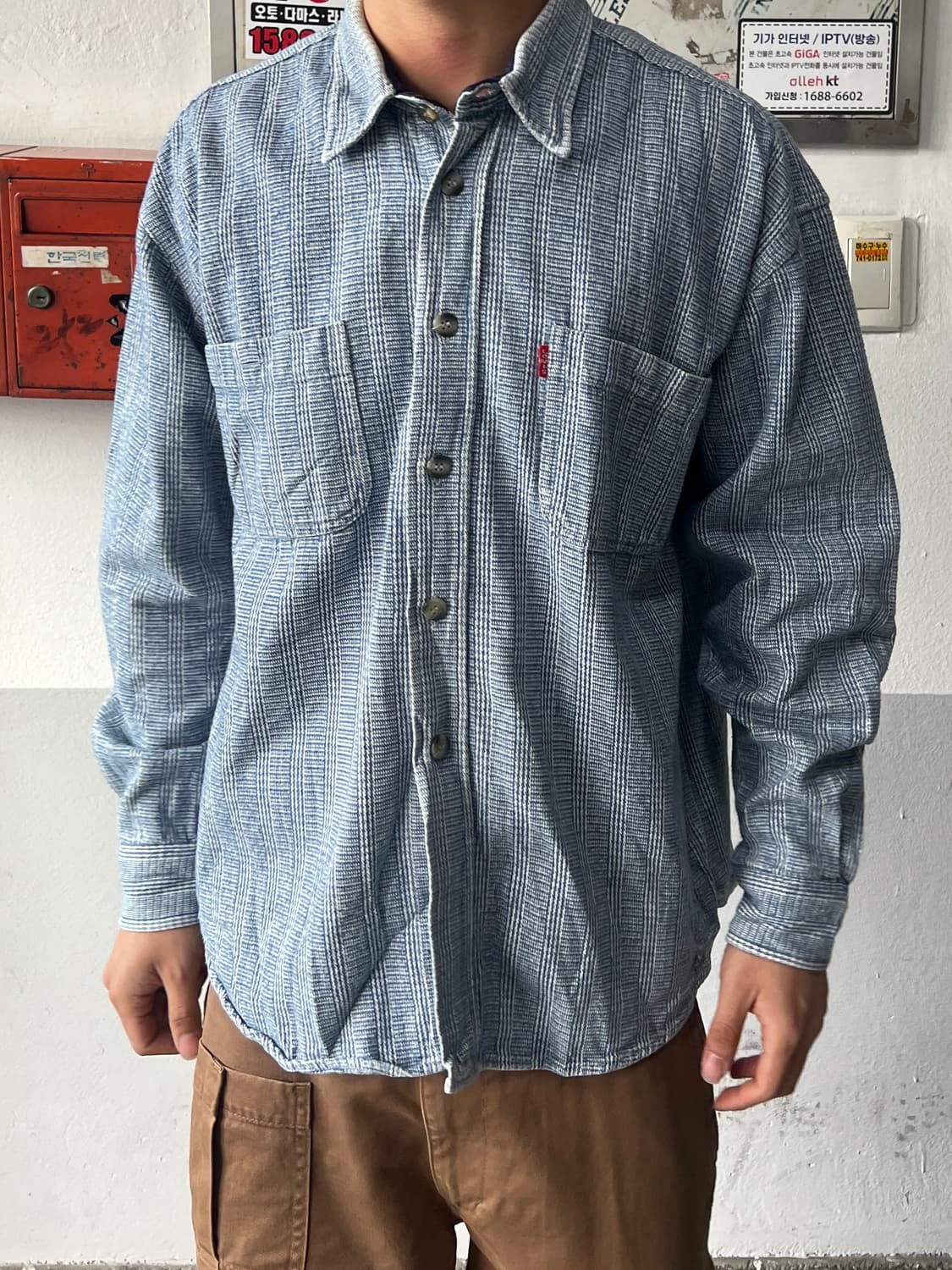 리바이스 플란넬 셔츠 상품이미지3
