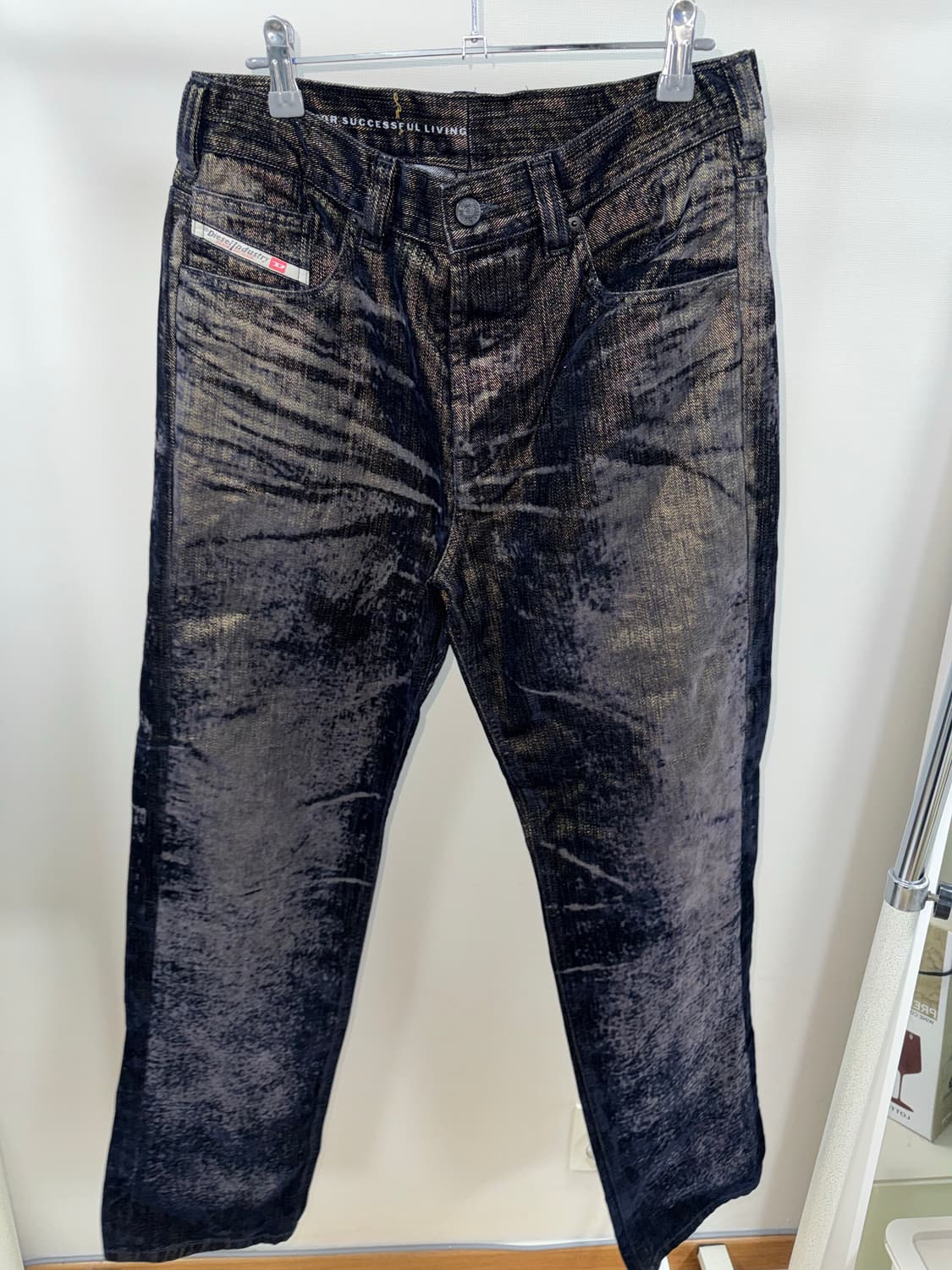 W32) 디젤 벨벳 데님 팬츠 상품이미지1