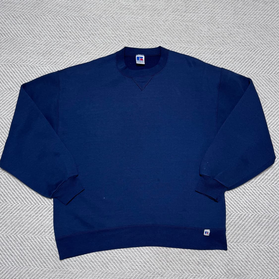 (L)90s Russell Athletic 러셀 애슬레틱 네이비 맨투맨 상품이미지1