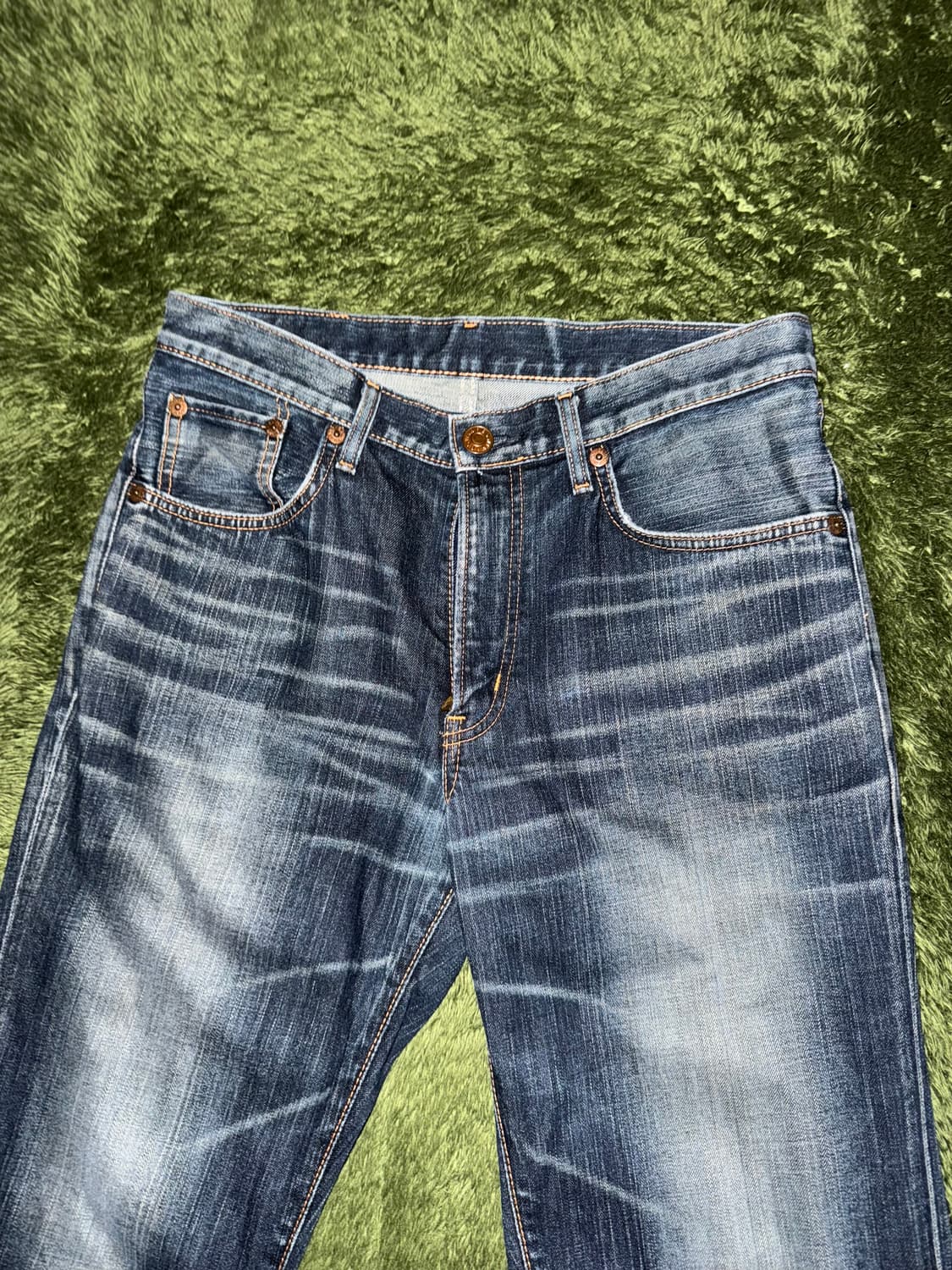 [31] EDWIN 에드윈 504 레더탭 MADE IN JAPAN 데님 상품이미지5