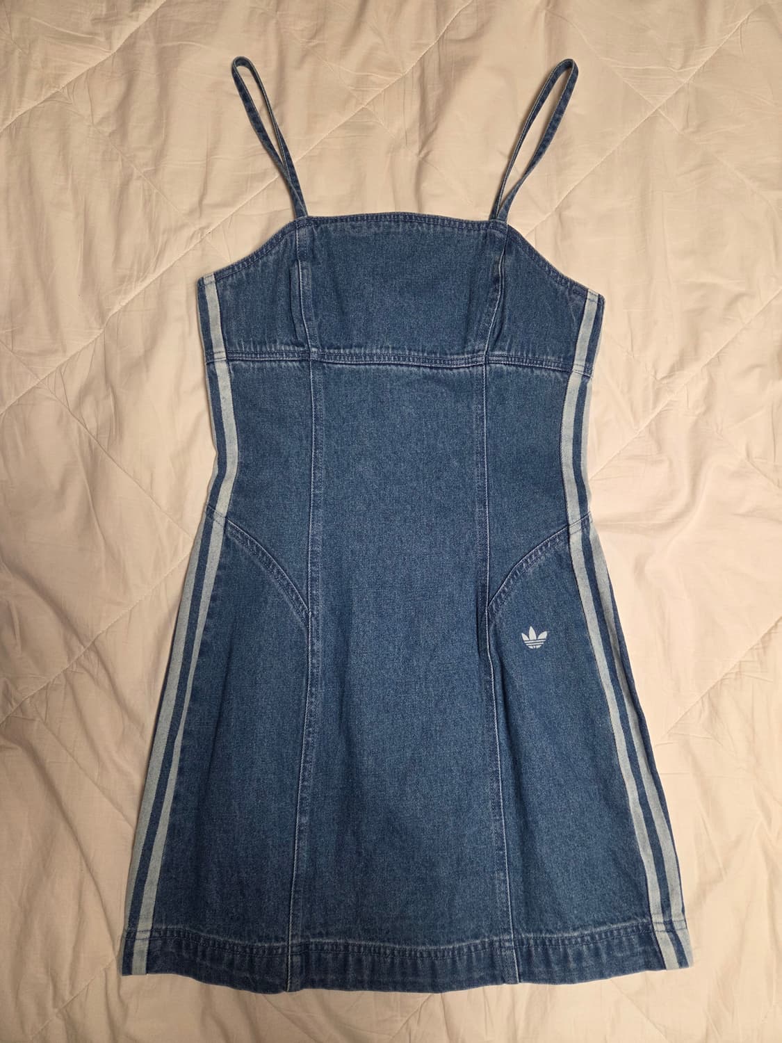 (백화점 정품)아디다스 데님 원피스 M 상품이미지1