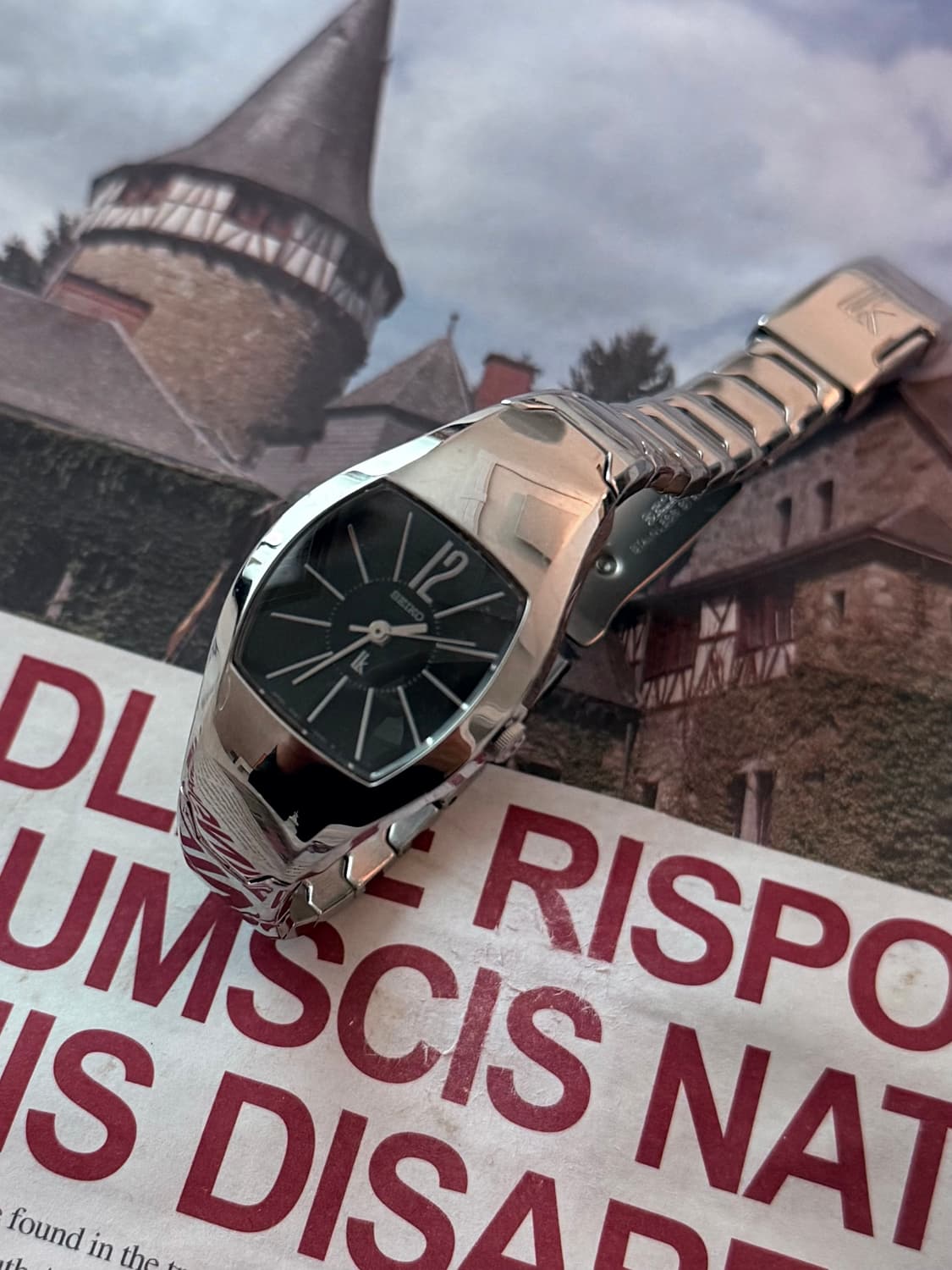 세이코 Seiko 쉘 실버 블랙 상품이미지2