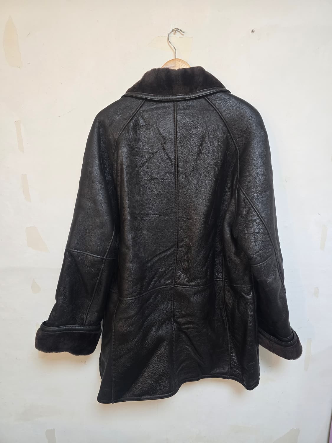 리얼 양가죽 남성 무스탕 자켓 XXL  상품이미지2