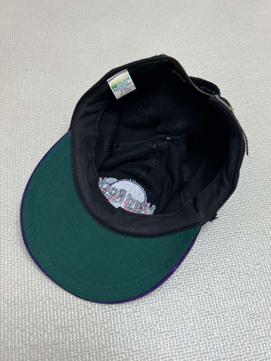 90s 하드락카페 몬트리올 볼캡 블랙/퍼플 상품이미지5
