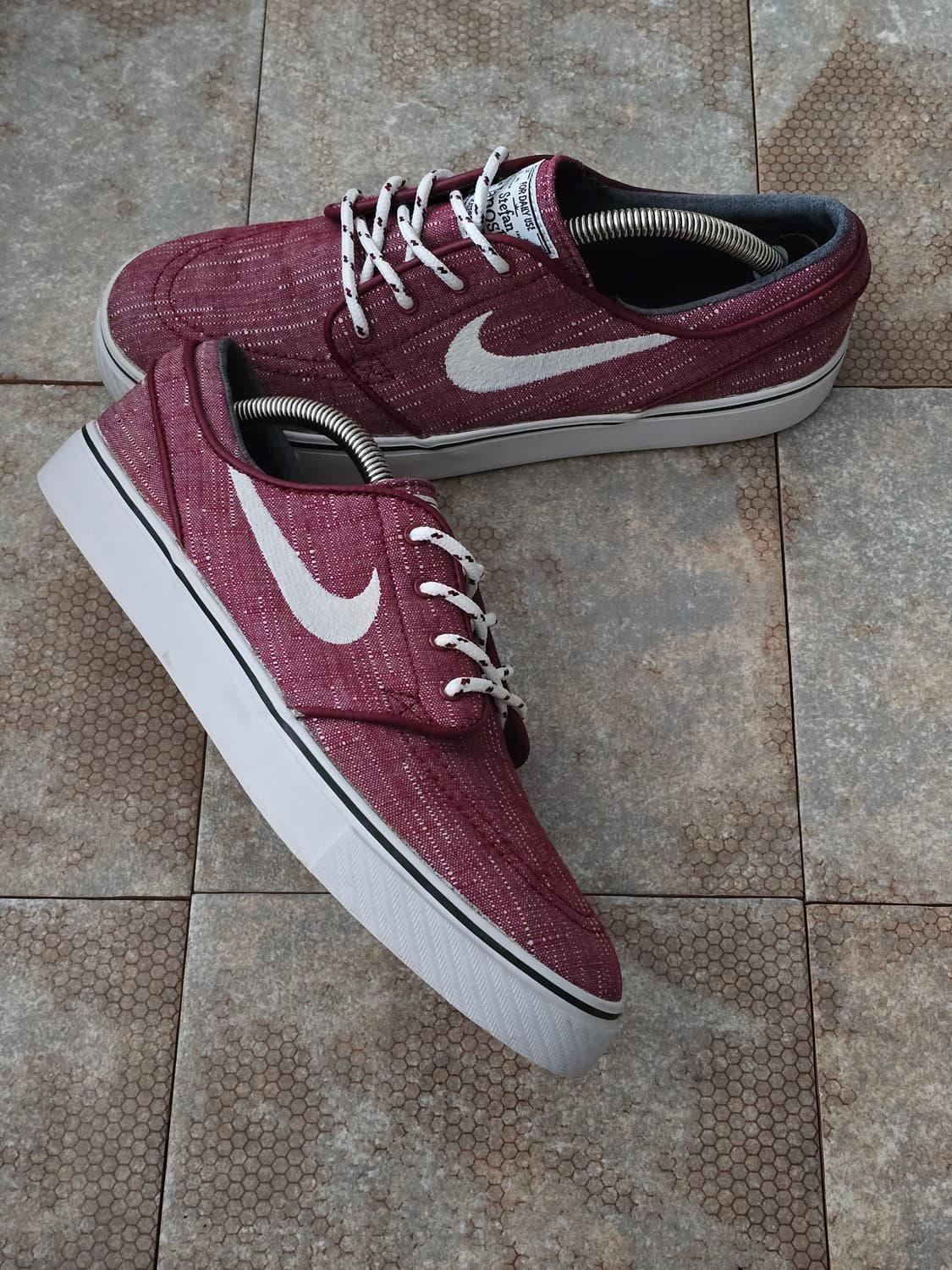 (255)나이키 sb 스테판 야노스키 캔버스 버건디  상품이미지7