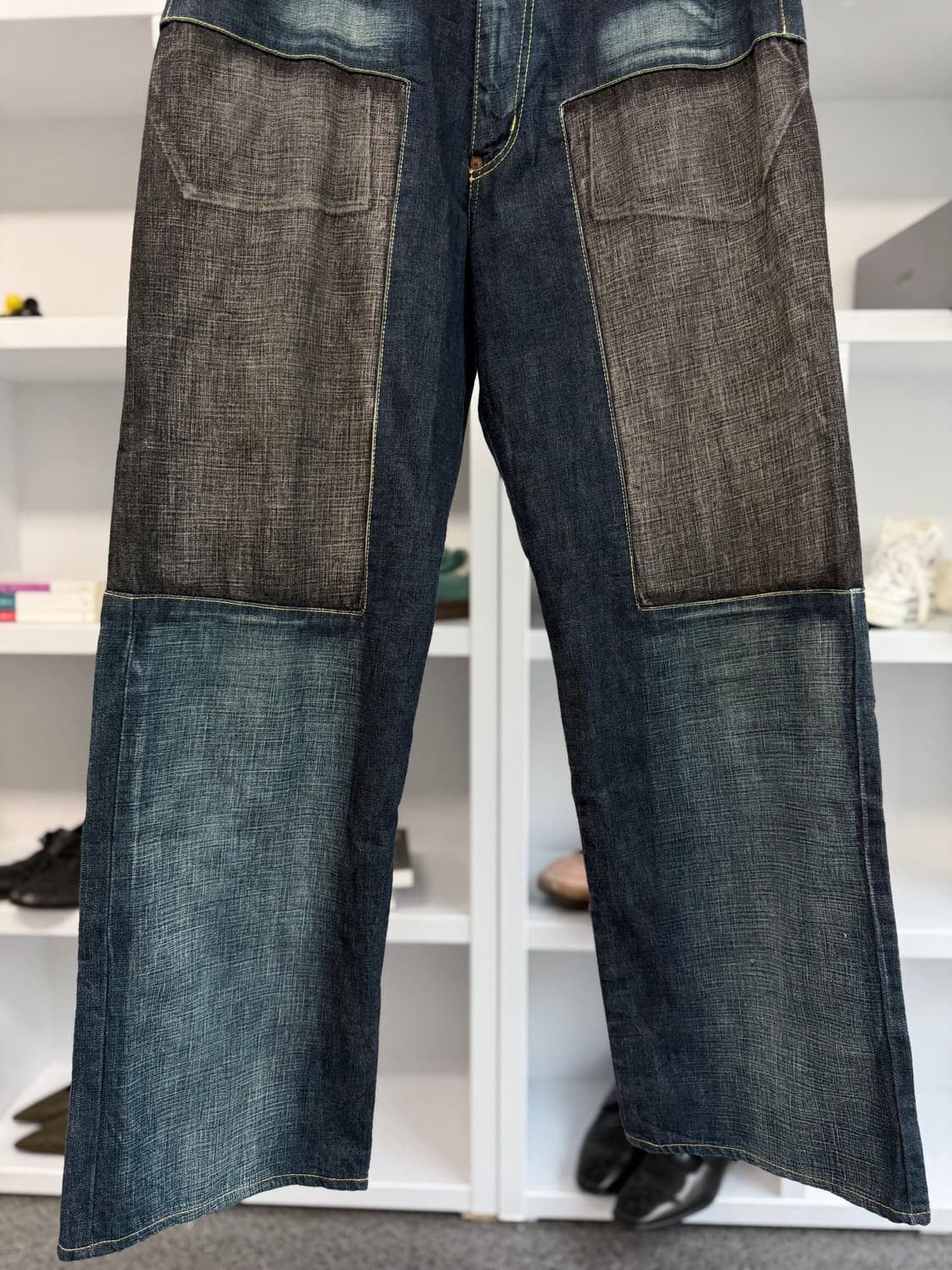 yen jenas 패널 데님 팬츠 상품이미지3