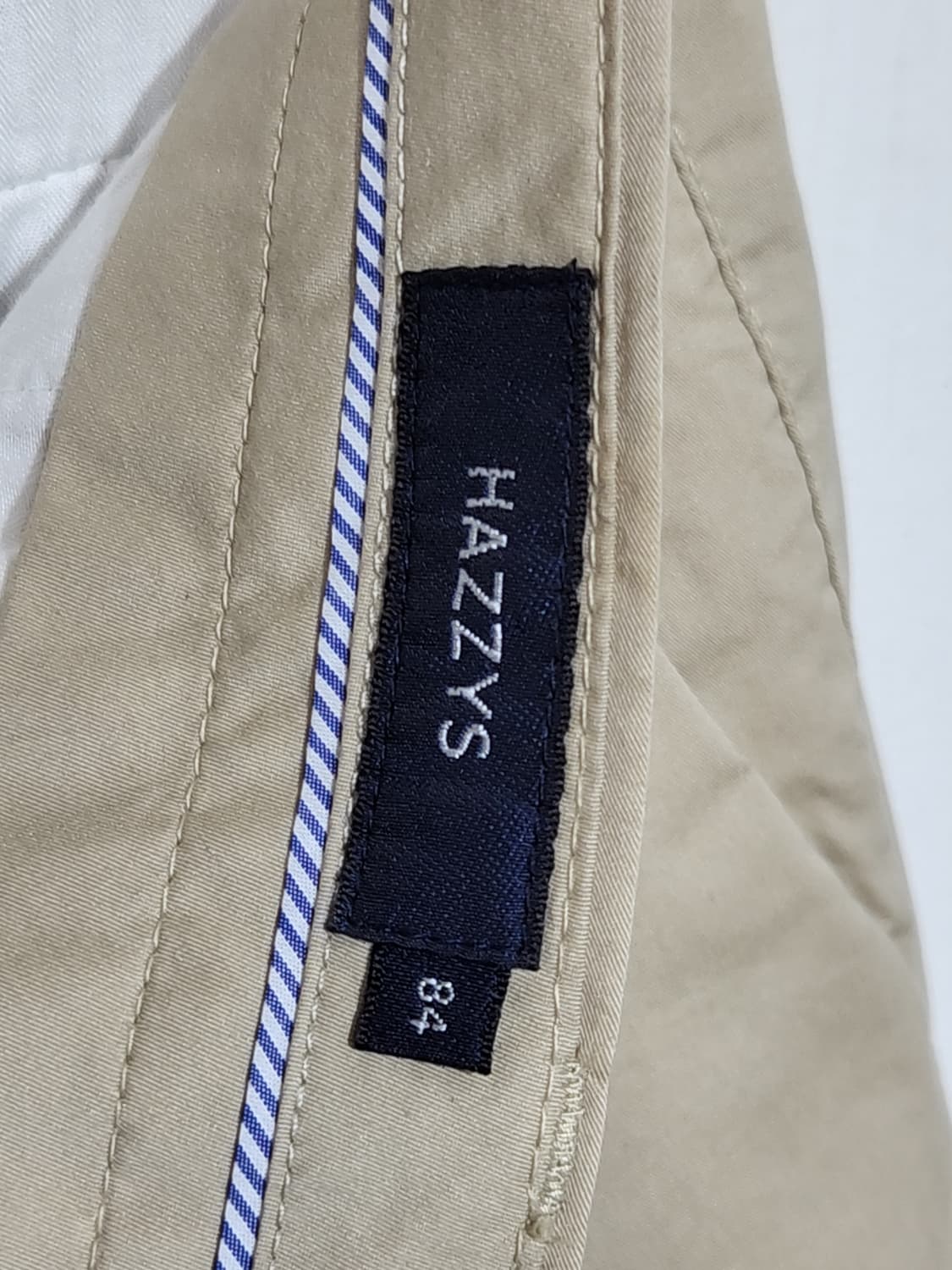 (34) 헤지스 면바지 베이지 스판 치노팬츠 캐주얼  상품이미지3