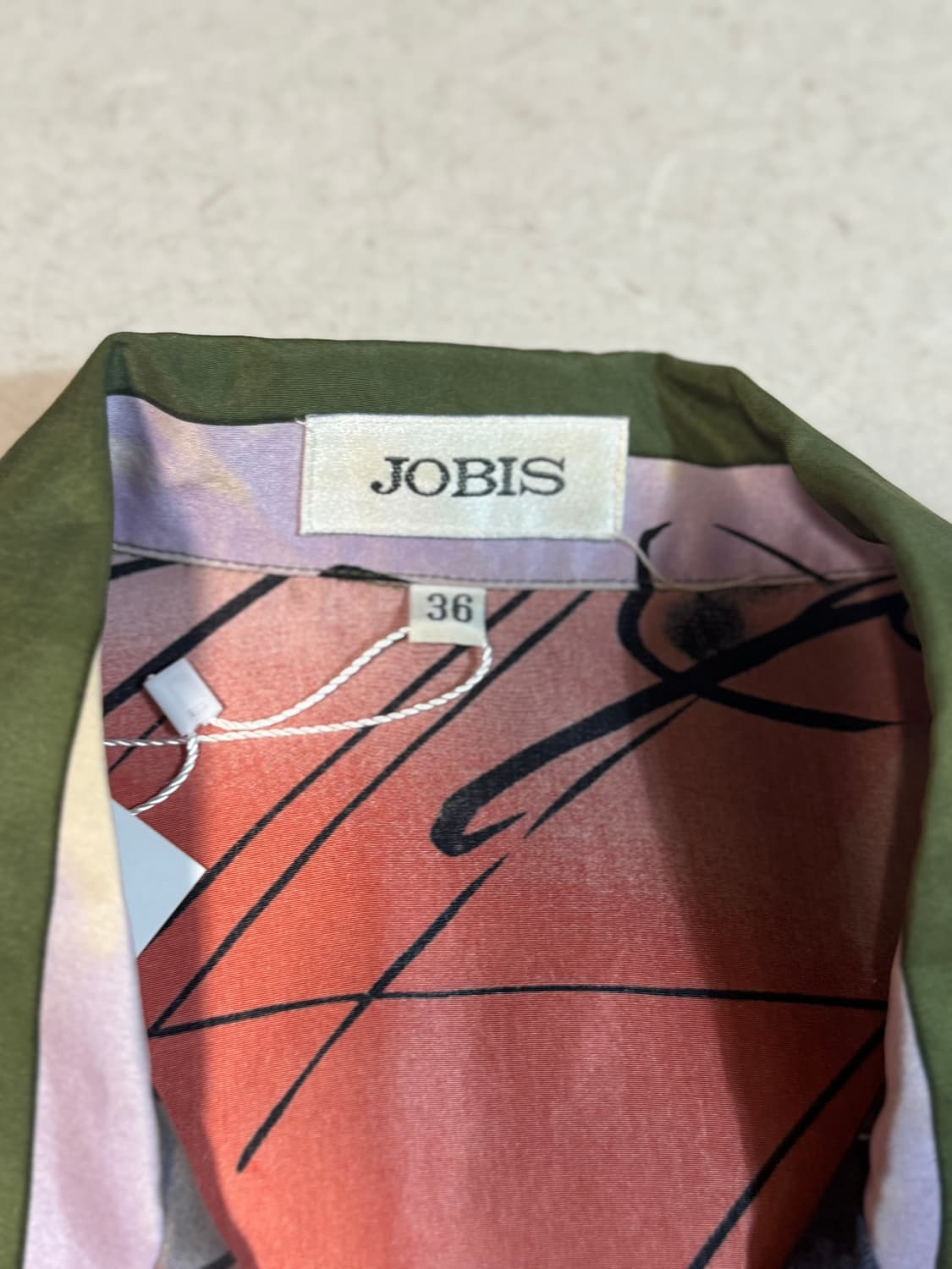 80s jobis 서독 생산 유럽 빈티지 실크100% 반팔 하와이안 셔츠 상품이미지4