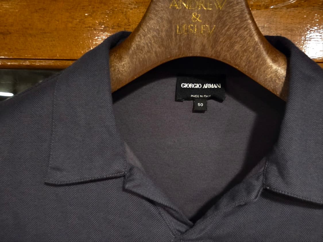 조르지오 아르마니 오픈칼라넥 티셔츠 상품이미지6