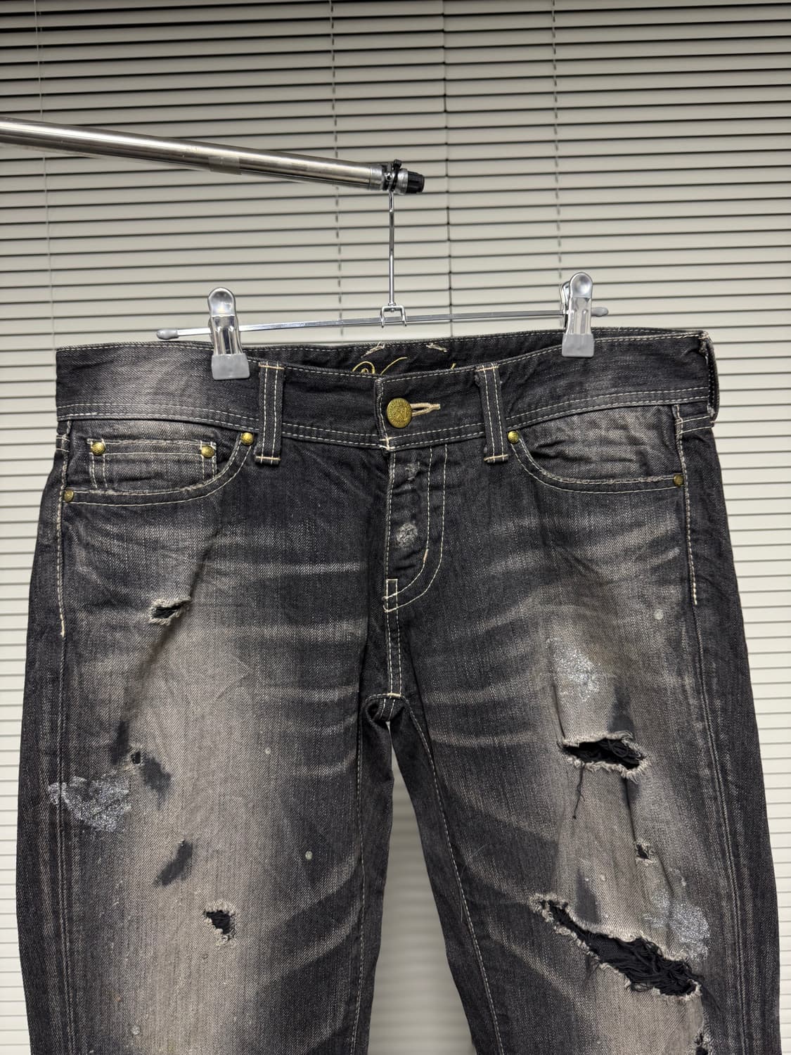 vanquish 부츠컷 데님 팬츠 상품이미지2