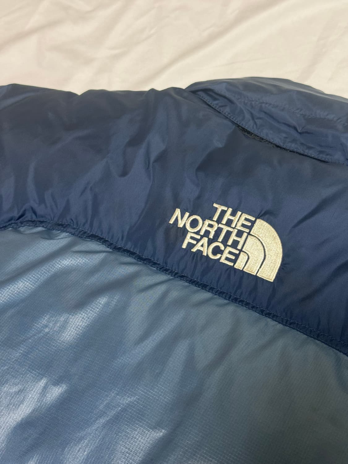90s 노스페이스 빈티지 눕시 센터로고 패딩 상품이미지4