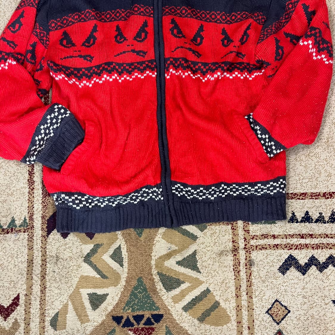 BAD BOY 니트 집업  상품이미지4