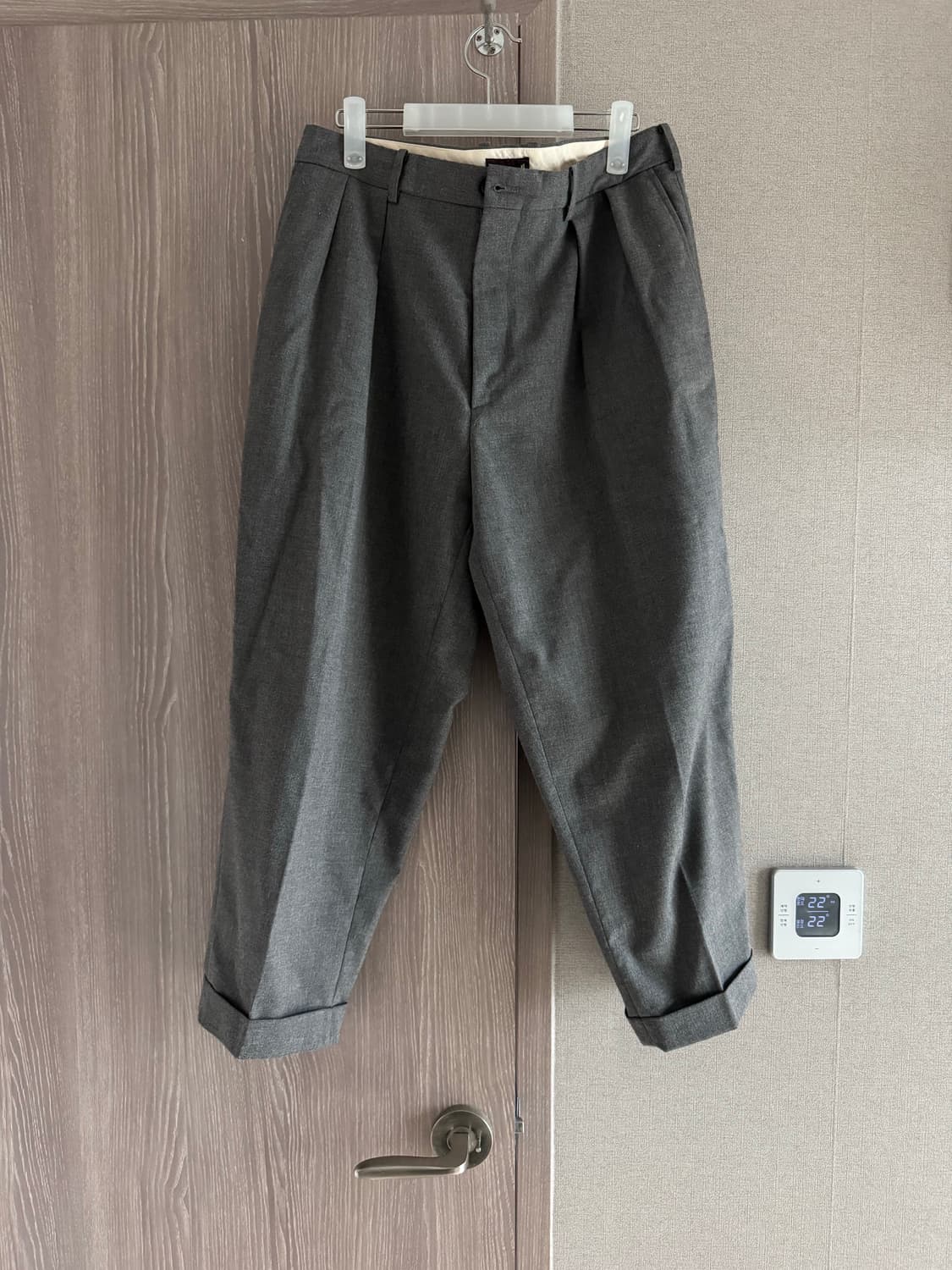 [BIG UNION] 빅유니온 투턱 앵클핏 치노&울 팬츠 (M-L) 상품이미지4