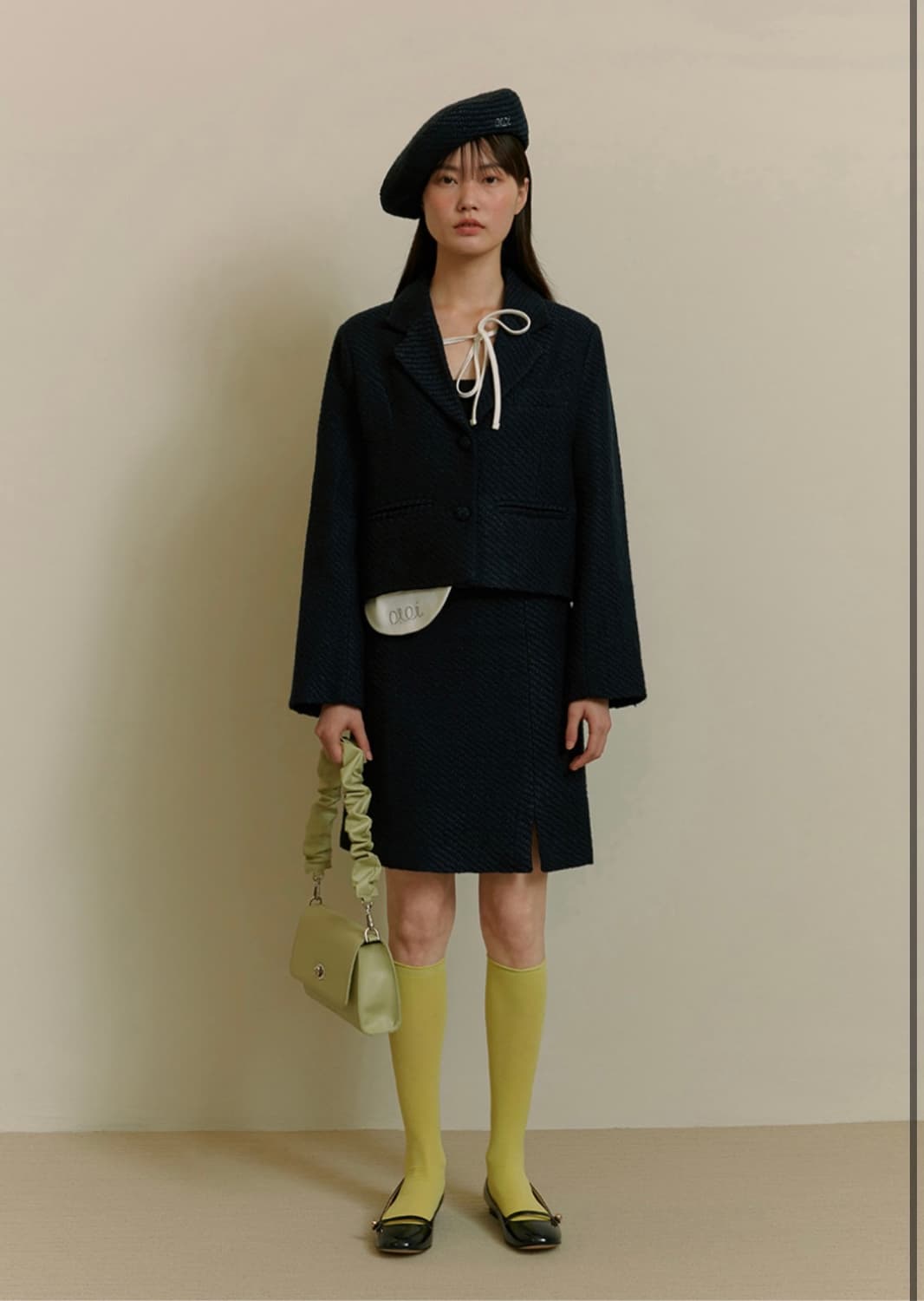 oioi 트위드 셋업 상품이미지1