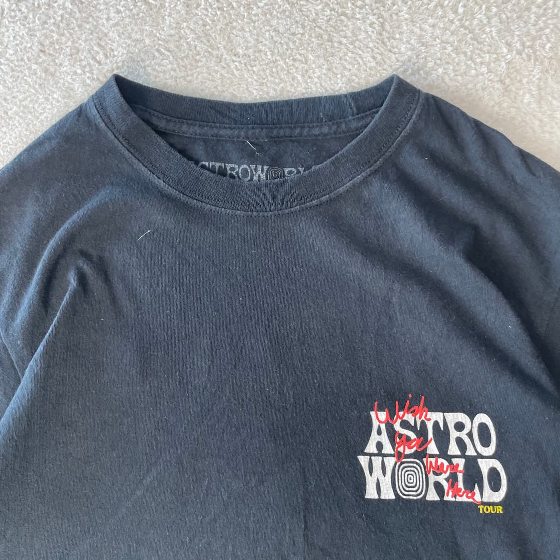 트래비스 스캇 ASTROWORLD 투어 프린팅 반팔 상품이미지3