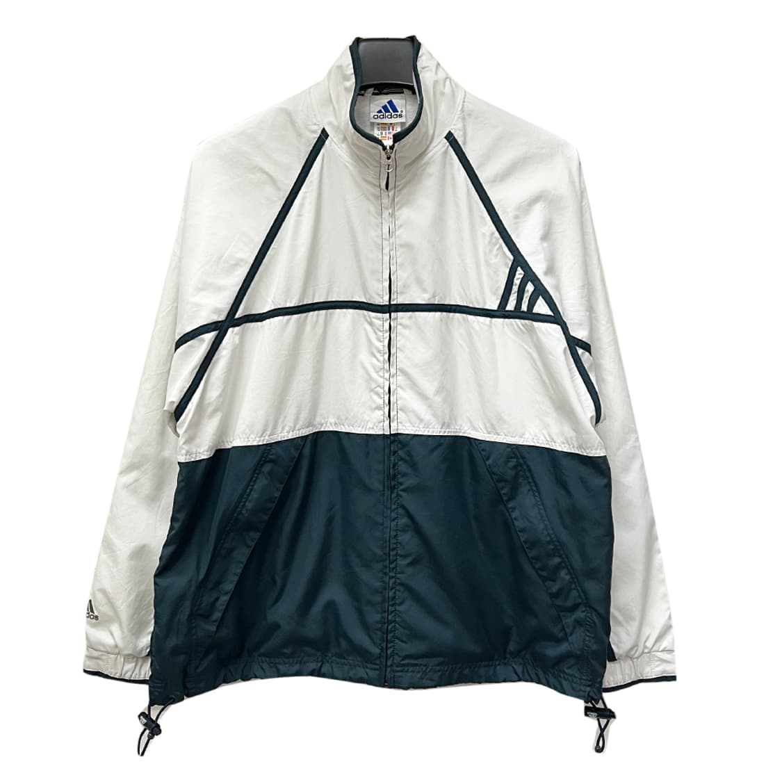 90s 아디다스 우먼스 올드스쿨 바람막이 자켓 XL 상품이미지1