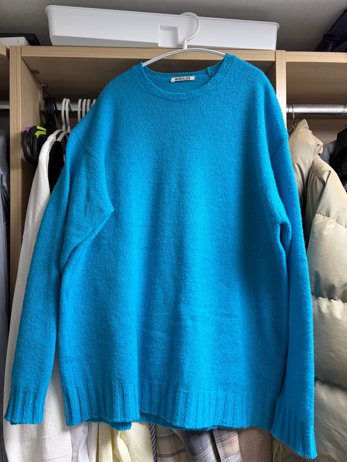 23FW 오라리 셰틀랜드 울 캐시미어 니트 5사이즈 상품이미지1