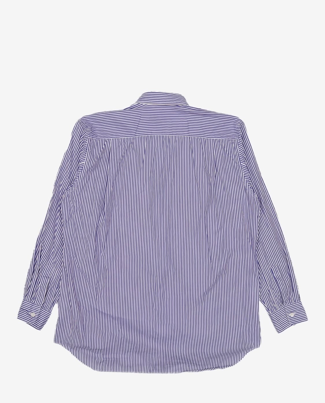 [L] 플레이 꼼데가르송 스트라이프 블랙 하트 셔츠 블루 상품이미지2