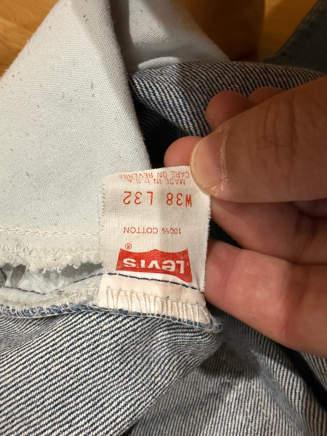 리바이스 90년대 오렌지탭 빈티지 517 실측36 상품이미지4