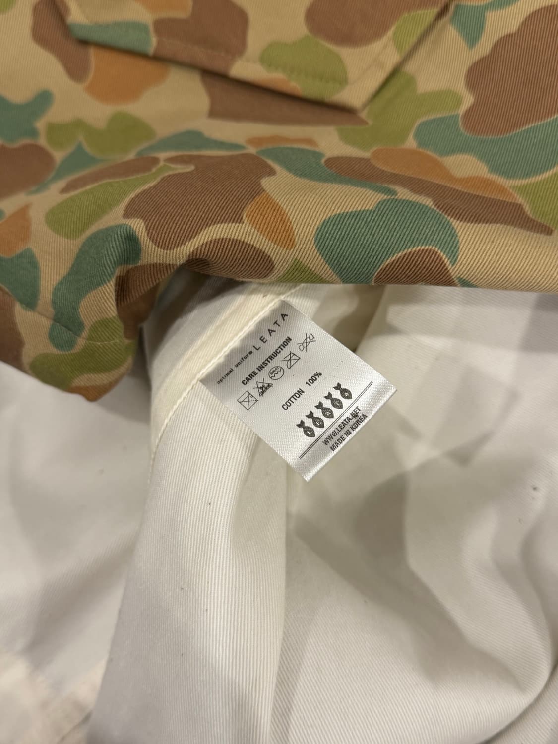 Leata 리타 덕 카모 밀리터리 M-65 필드 자켓 상품이미지10