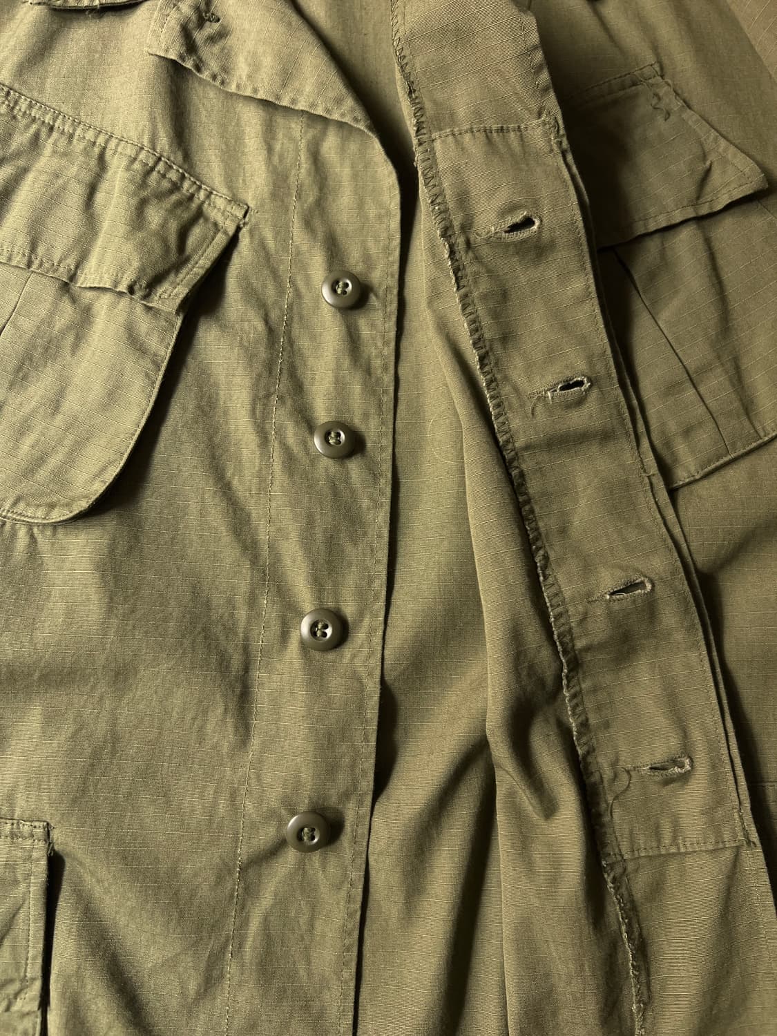 [M]60's 오리지널 립스탑 정글 퍼티그 자켓 상품이미지6