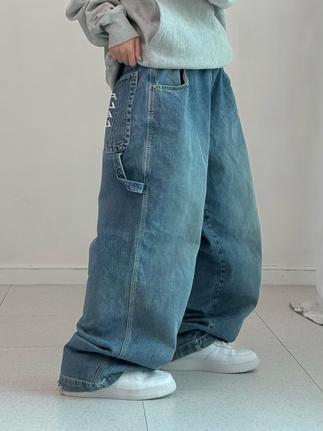 후부 데님 로고 카펜터 상품이미지3