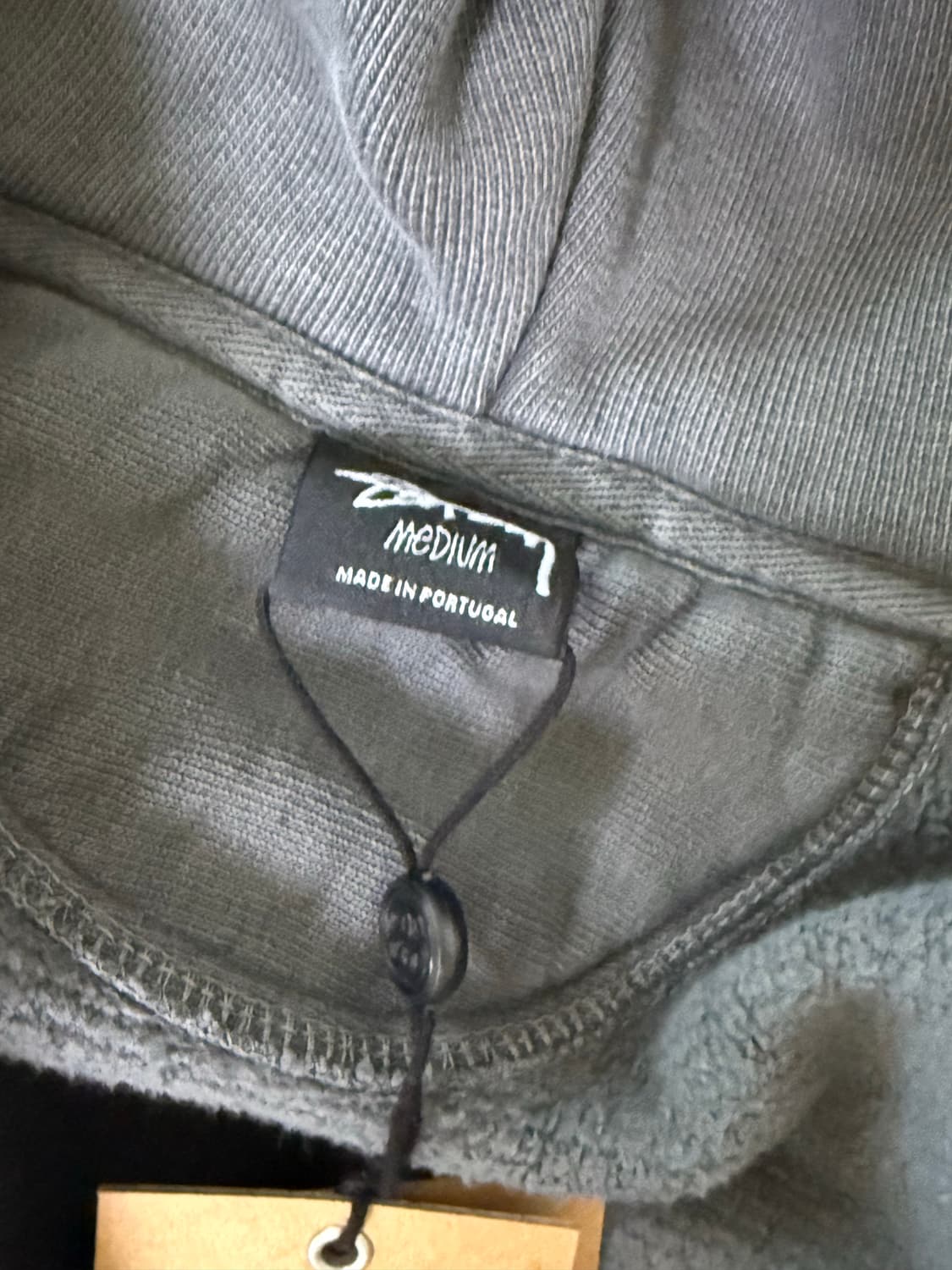 스투시 후드집업 다이스 피그먼트 블랙 상품이미지3