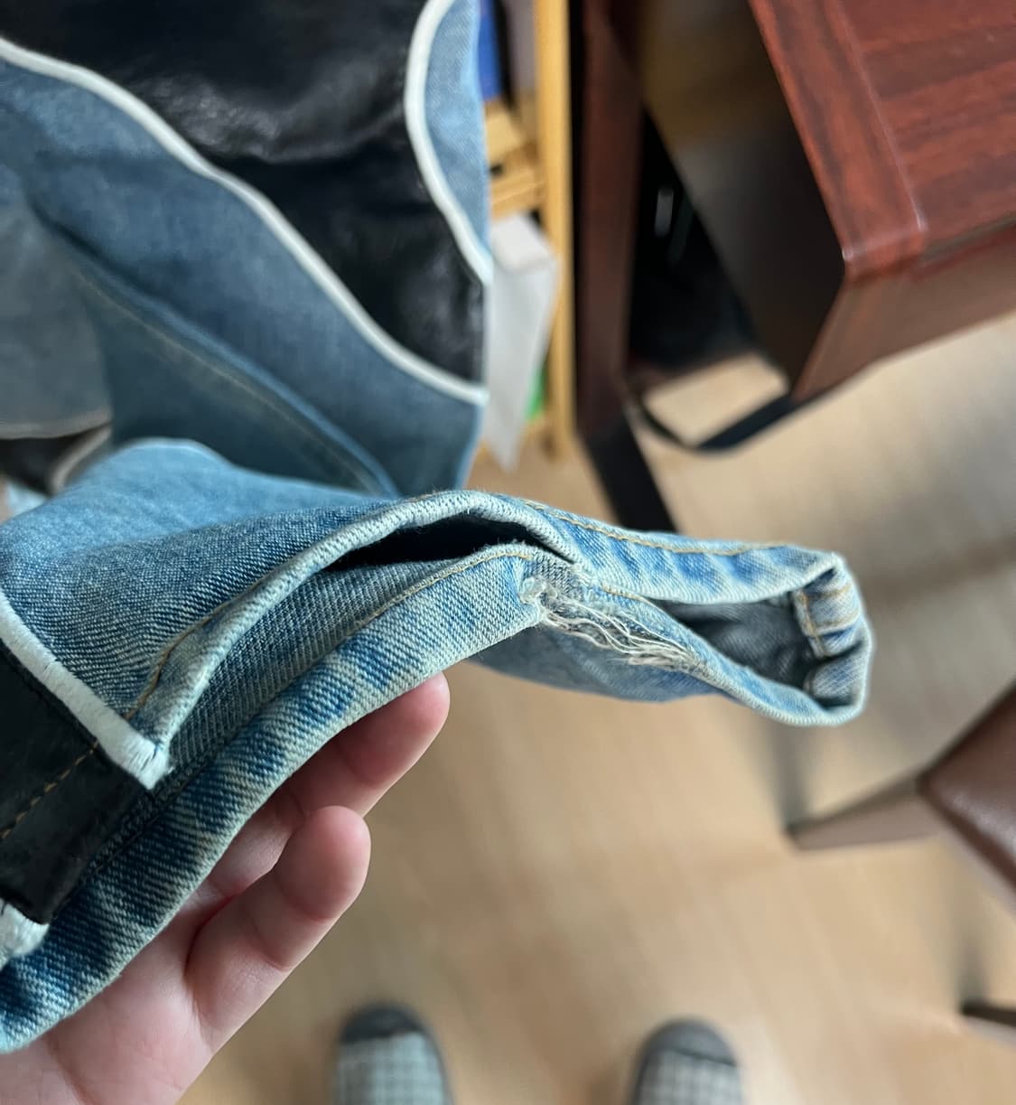 떠그클럽 레더팬츠 사이즈 M 상품이미지5