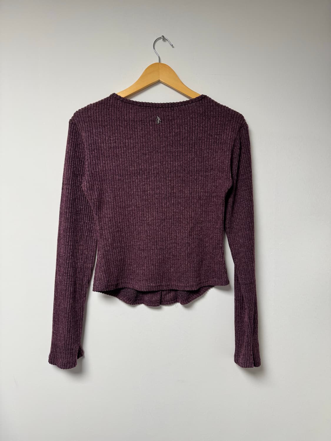 어반드레스 골지 니트 브이넥 가디건 니트 퍼플 M 상품이미지8