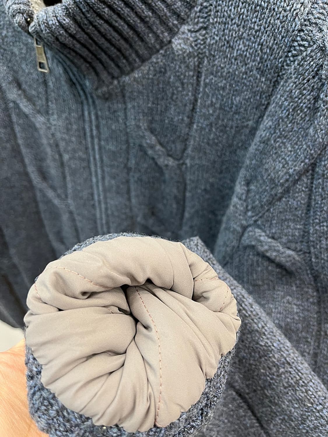 105) 헨리코튼 케이블 방풍니트  상품이미지9