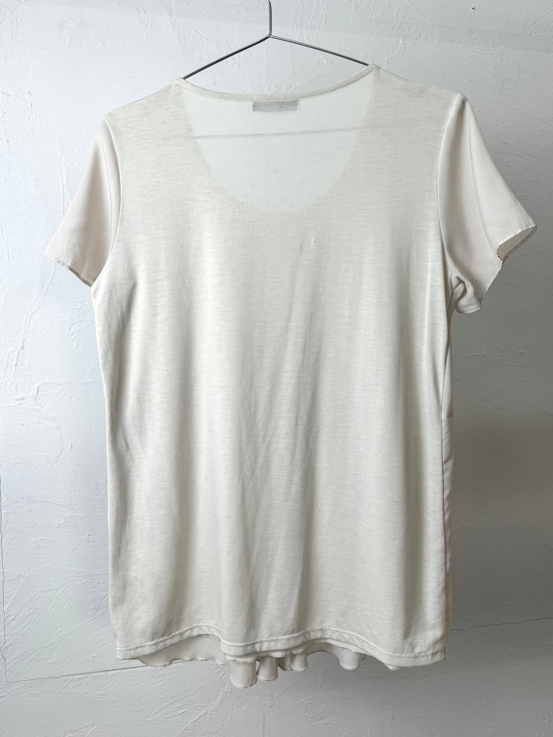 콤 사 이즘 믹스드 드레이프 티셔츠 상품이미지5