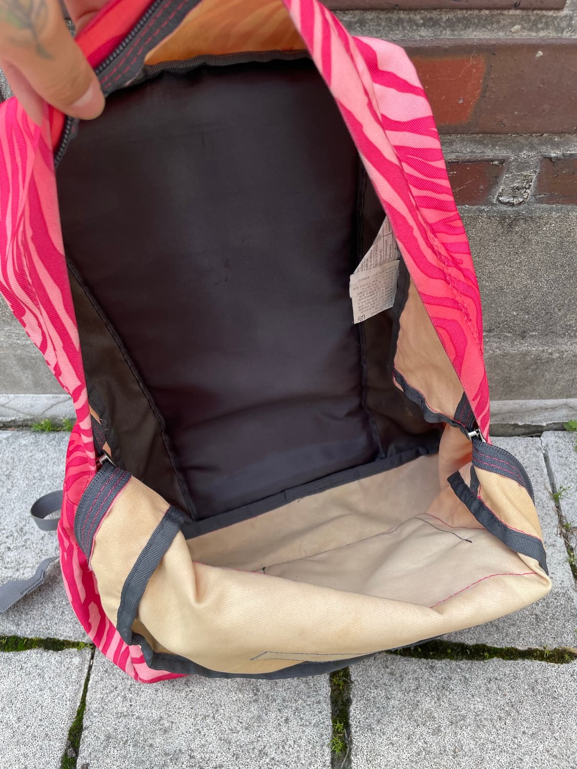 Jansport 잔스포츠 핑크 지브라 백팩 상품이미지6