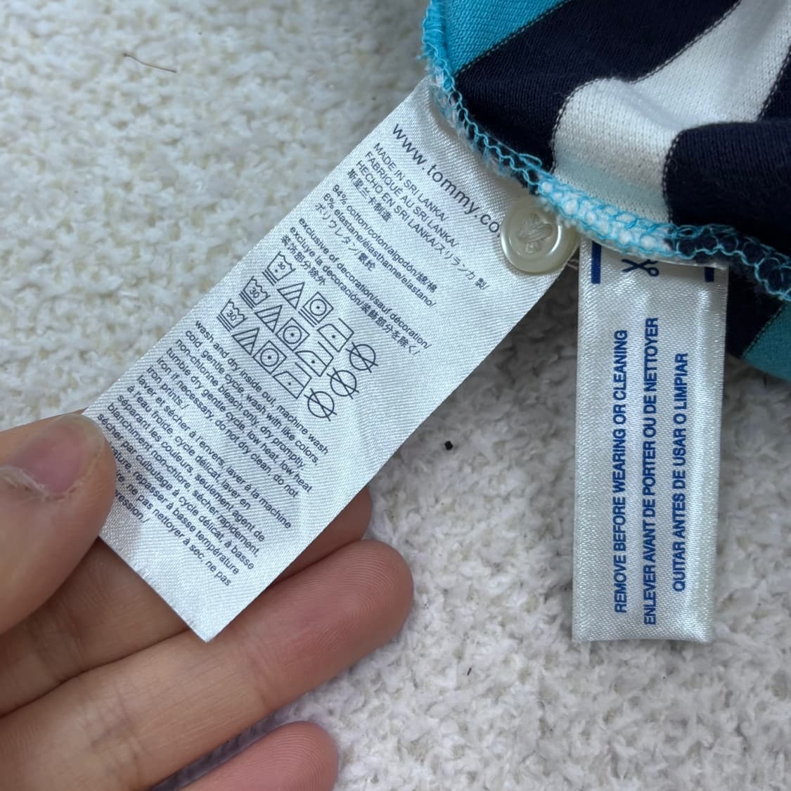 S 타미힐피거 여성 반팔 카라 티셔츠 0317E 상품이미지4