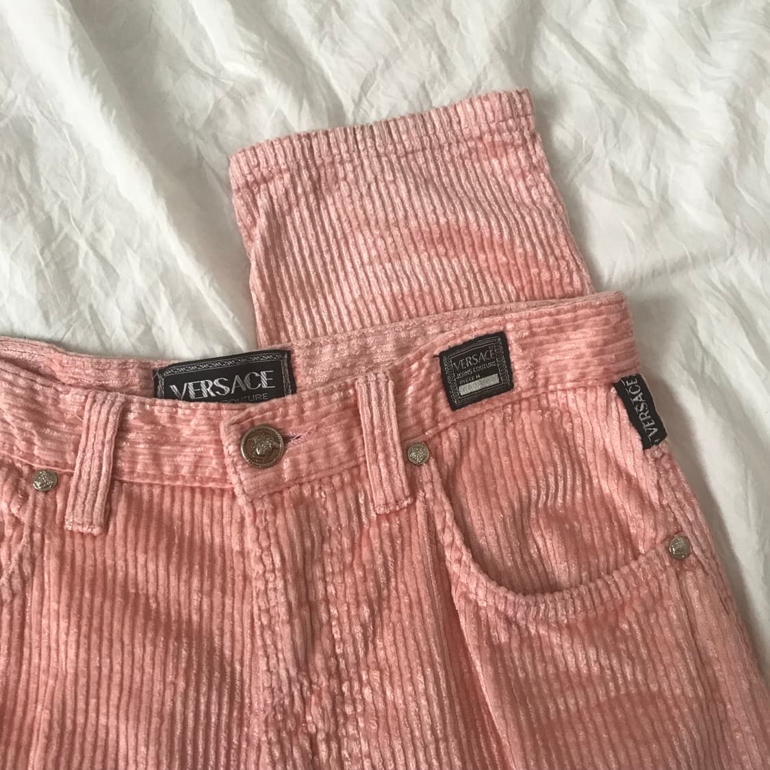 베르사체 진스 벨벳 골덴 바지 상품이미지3