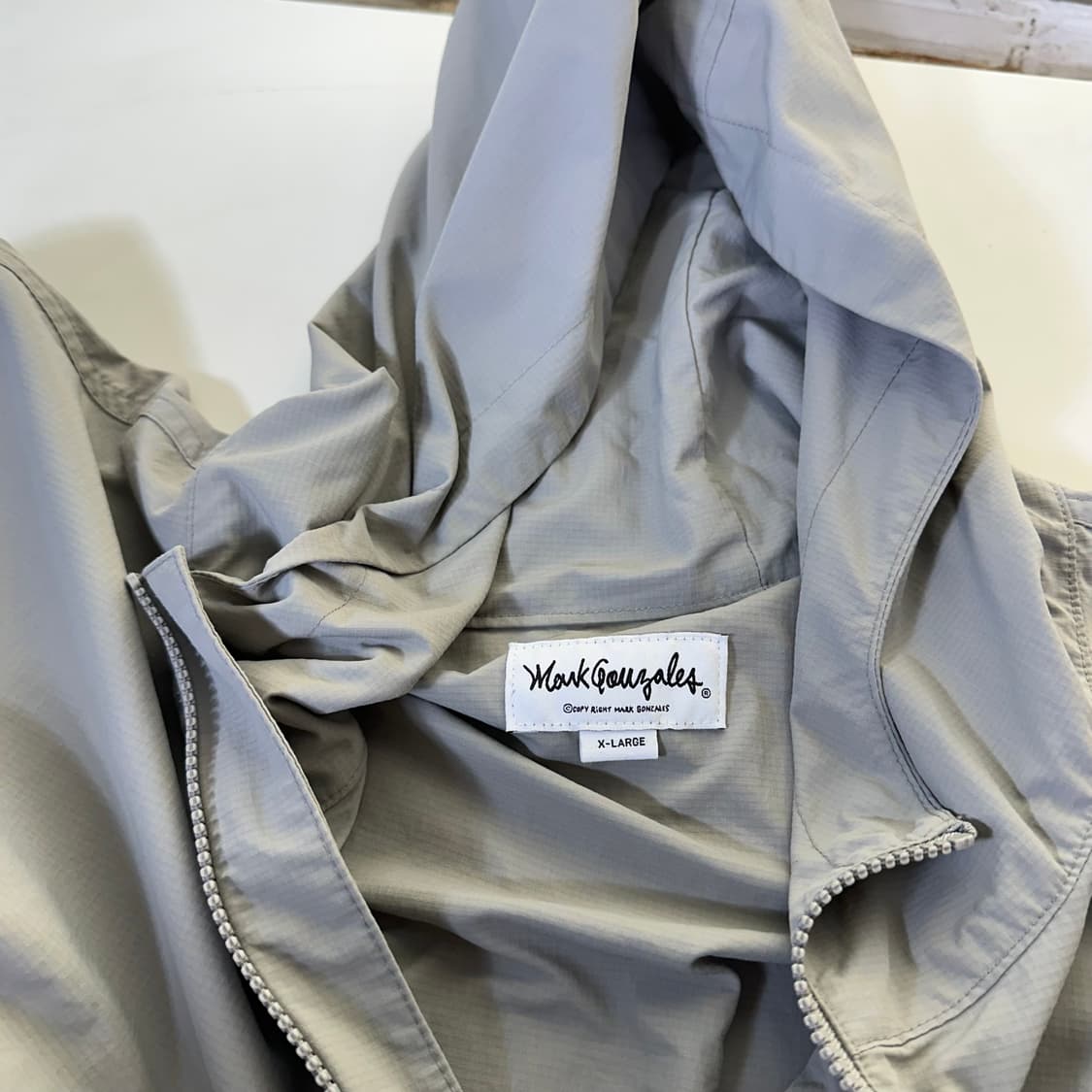 XL 마크곤잘레스 진그레이 오버핏 아노락 바람막이 상품이미지4