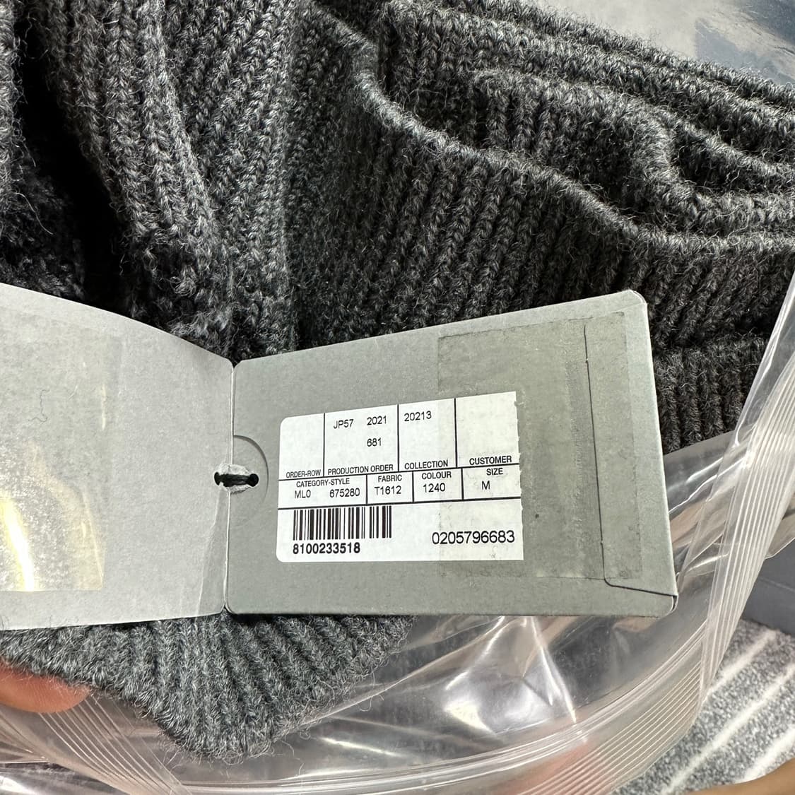 BALENCIAGA 발렌시아가 그레이 페어아일 울 니트 상품이미지7