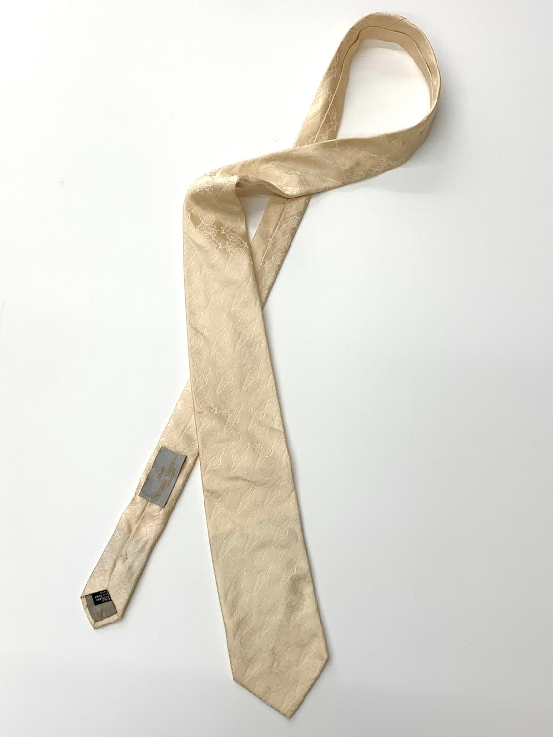 Vivienne Westwood 비비안웨스트우드 크림 넥타이 상품이미지1